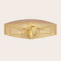 New Elastic Metal Waist Belts for Dresses Metal Silver Gold Color LadiSPECIFICATIONSBrand Name: FGHGFDepartment Name: ADULTBelts Material: MetalBelts Material: PUOrigin: Mainland ChinaCN: ZhejiangGender: WOMENStyle: CasualBuckle Width:DMEwomenstorenull