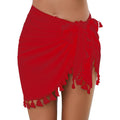 Swimwear- Sexy Short Bathing Chiffon Wrap Skirt Beach Swimsuit Cover