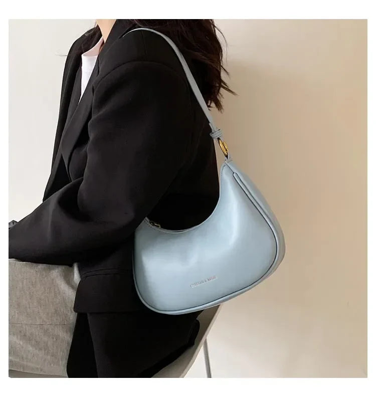 Underarm Bag for Women's Summer New Trendy and High end Crossbody Bag SPECIFICATIONSBrand Name: NoEnName_NullHign-concerned Chemical: NoneHandbags Type: Shoulder BagsMain Material: PULining Material: POLYESTERShape: BaguettePlace Of OrDMEwomenstorenull