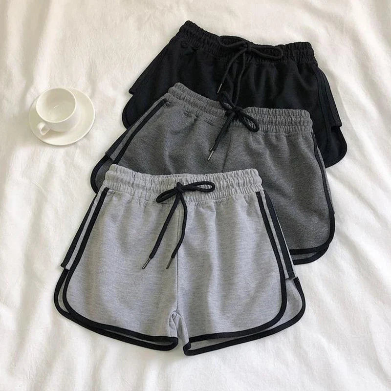 High-Waisted Elastic Loose Sports And Casual Running Shorts For WomenSPECIFICATIONSBrand Name: NoEnName_NullDecoration: noneFabric Type: blendedHign-concerned Chemical: NonePant Style: regularPattern Type: SolidFit Type: LOOSEStyle: CDMEwomenstorenull