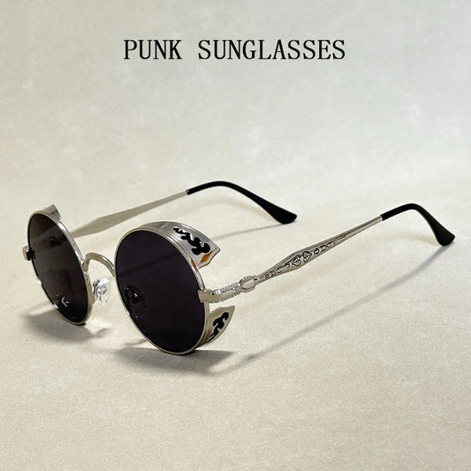 Sunglasses For Men Vintage Designer Fashion Glasses Punk SunglassesSPECIFICATIONSDepartment Name: ADULTFunction: Anti-UV SunglassesUV protection rating: UV400 SunglassesProduction Year: The New Sunglassespopular elements: fashion SuDMEwomenstorenull