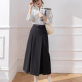 High Waist A-line Long Skirts Office Ladies Elegant Suit Skirt NewSPECIFICATIONSBrand Name: YUAZHOQIMaterial: POLYESTERStyle: CasualElasticity: Non StrechOrigin: Mainland ChinaCN: GuangdongSeason: Spring/SummerFabric Type: BroadcloDMEwomenstorenull