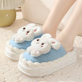 Slippers- Women's Warm Cotton House Slippers Female Indoor Plus Fur