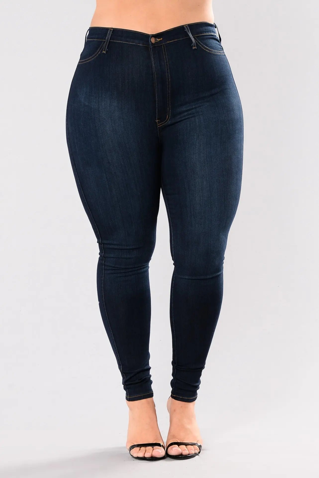 Women's plus size high waist jeans casual Skinny denim fat mom jeansSPECIFICATIONSBrand Name: NoEnName_NullModel Number: 607Style: CasualWash: Bleach WashMaterial: COTTONPlace Of Origin: China (mainland)Decoration: ButtonDecoration: DMEwomenstorenull