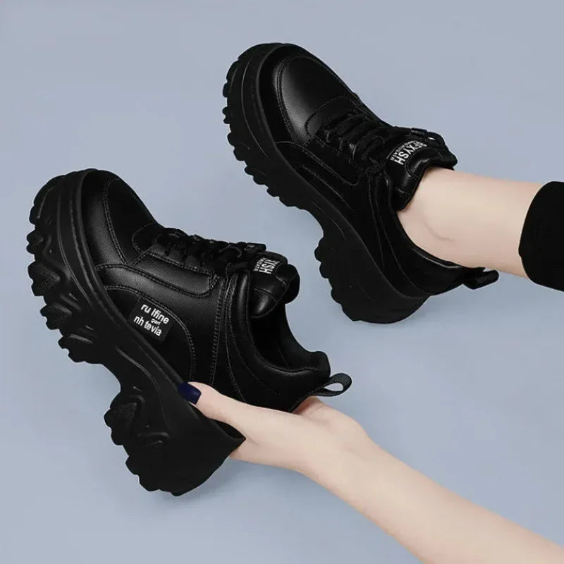 Sneakers- Shoes Comfortable Female Fashion High Heel Woman Sneakers