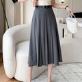 High Waist Midi Pleated Skirts Women's Fashion A-line Casual Suit SkirSPECIFICATIONSBrand Name: YUAZHOQIMaterial: POLYESTERStyle: CasualElasticity: Non StrechOrigin: Mainland ChinaCN: GuangdongSeason: Spring/SummerFabric Type: BroadcloDMEwomenstorenull