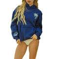 Sweatshirts- Women’s Hoodies Long Sleeve Flower Embroidery Oversized