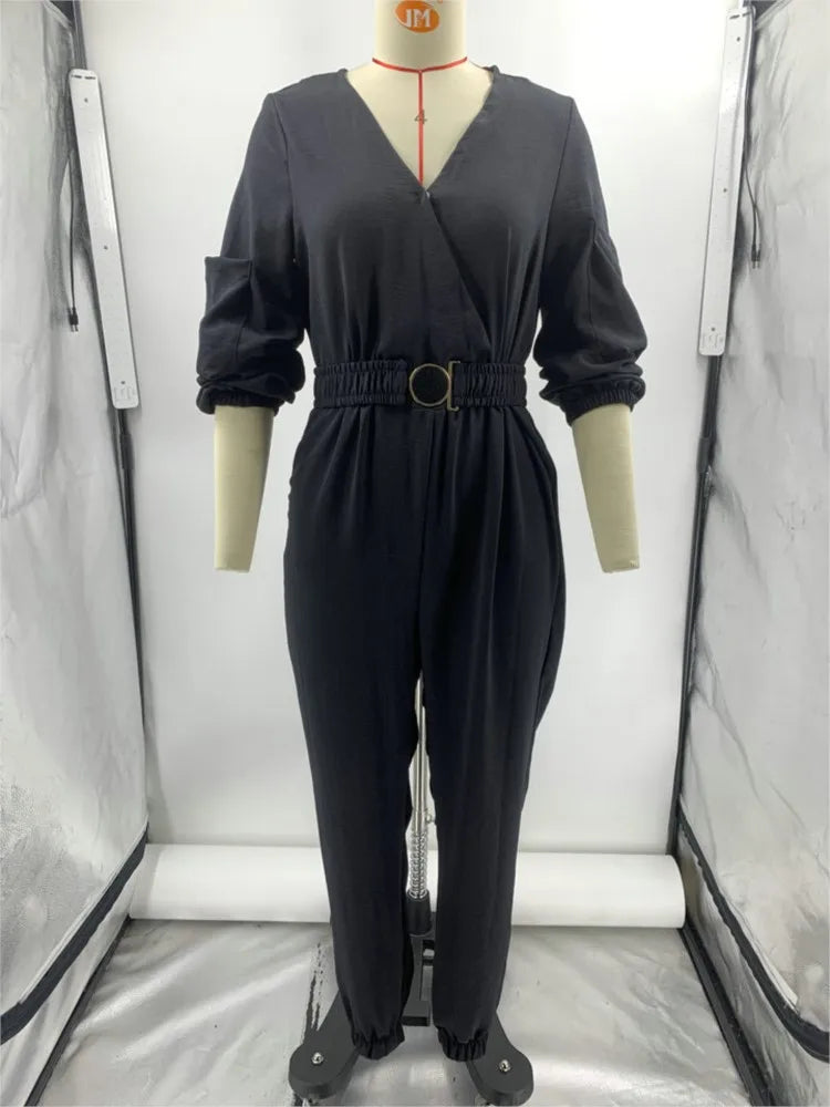 Women's Casual Jumpsuit Pants Fashion Sleeve Slim Fit High Waisted FemSPECIFICATIONSBrand Name: owner girlStyle: Office LadyAge: MIDDLE AGECraft of Weaving: TATOrigin: Mainland ChinaCN: JiangxiSeason: Spring/SummerMaterial: POLYESTERDeDMEwomenstorenull