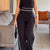 Two-Piece Sets Women Outfit - Cross Collar Tops & High Waist Pants