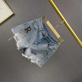 Denim Shorts Retro Slim Ragged Hot Pants Female Short JeansSPECIFICATIONSBrand Name: VWBQNZDecoration: ButtonDecoration: HOLEDecoration: PocketsFabric Type: BroadclothHign-concerned Chemical: NonePant Style: regularPattern TDMEwomenstorenull