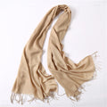 Scarf Winter Hijabs Tassels Long Lady Shawls Cashmere Scarves WrapsSPECIFICATIONSBrand Name: NoEnName_NullCraft of Weaving: TATOrigin: Mainland ChinaCN: GuangdongGender: WOMENDepartment Name: ADULTHign-concerned Chemical: NoneMateriDMEwomenstorenull