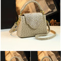 Fashion Genuine Leather Women's Handbags Female Small Shoulder CrossboSPECIFICATIONSBrand Name: BJYLOrigin: Mainland ChinaCN: GuangdongLining Material: AcrylicMain Material: Genuine leatherPlace Of Origin: GUANG DONG ProvincePlace Of ODMEwomenstorenull