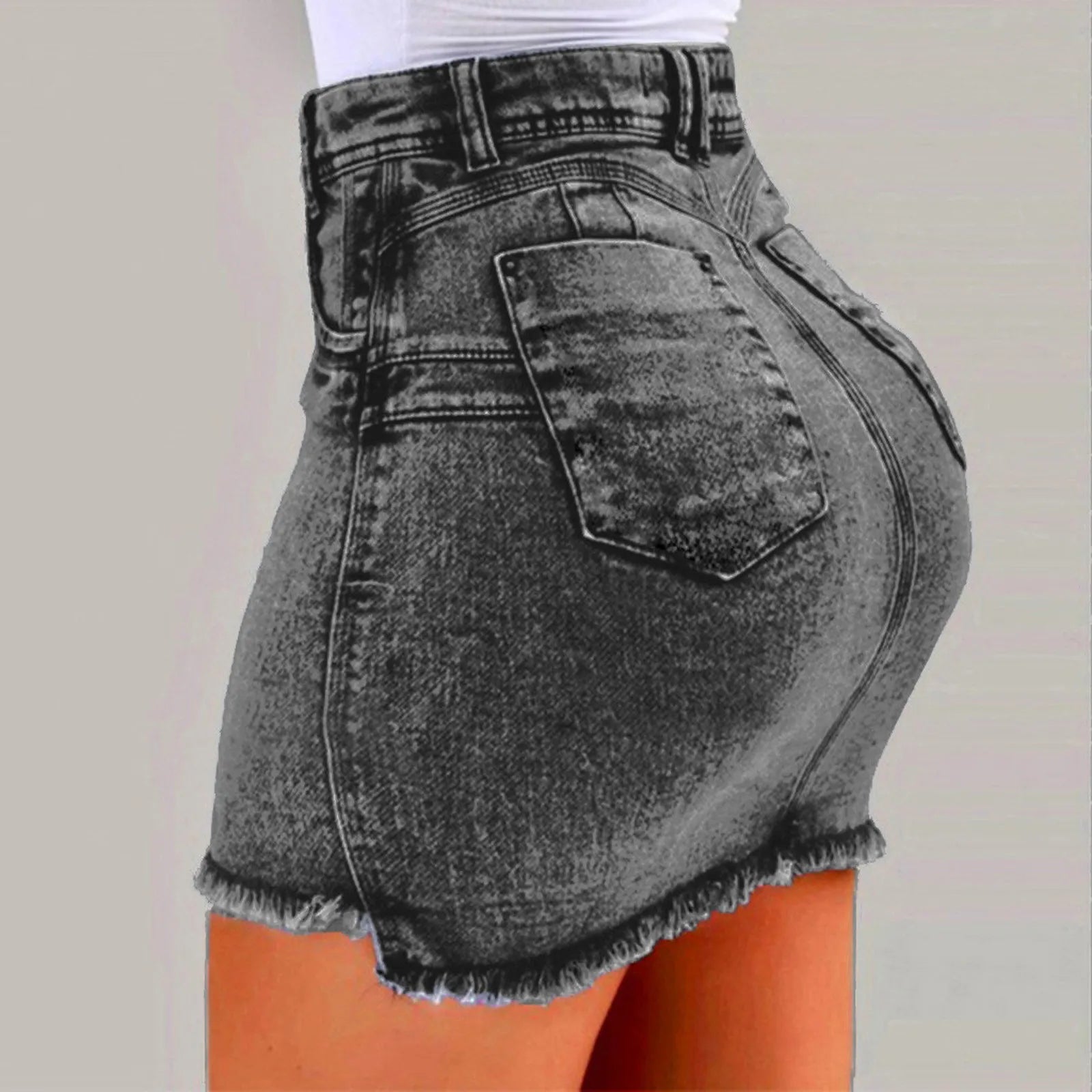 Mini Skirt Women's Wash Mini Female Short Skirts Summer Women's Sexy DSPECIFICATIONSBrand Name: NoEnName_NullMaterial: POLYESTERStyle: CasualElasticity: High StrecthOrigin: Mainland ChinaSeason: All seasonFabric Type: BroadclothWaistliDMEwomenstorenull