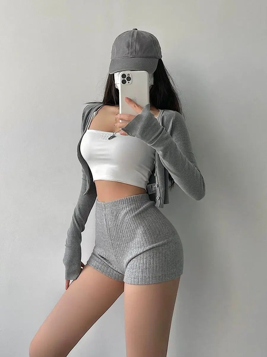 Style Shorts Women High Waist Sheath Stretch Solid Knitting HotSPECIFICATIONSBrand Name: AltayskiyDecoration: noneFabric Type: KnittedHign-concerned Chemical: NonePant Style: regularPattern Type: SolidFit Type: SlimStyle: Sexy &DMEwomenstorenull