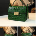 Crocodile pattern leather bag new women's bag, leather handbag, shouldSPECIFICATIONSBrand Name: NoEnName_NullHign-concerned Chemical: NoneHandbags Type: TotesTypes of bags: Handbags &amp; Crossbody bagsMain Material: Genuine leatherGenDMEwomenstorenull