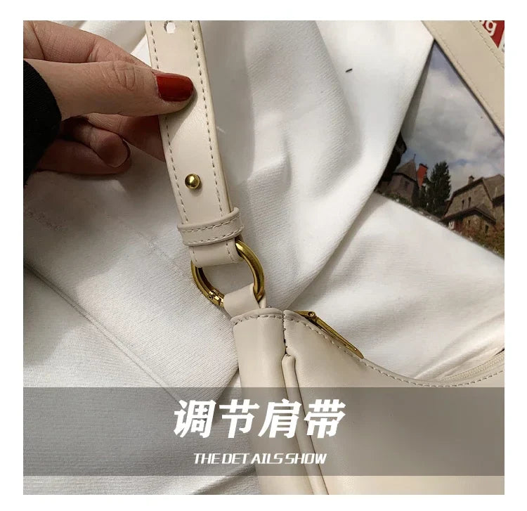 Underarm Bag for Women's Summer New Trendy and High end Crossbody Bag SPECIFICATIONSBrand Name: NoEnName_NullHign-concerned Chemical: NoneHandbags Type: Shoulder BagsMain Material: PULining Material: POLYESTERShape: BaguettePlace Of OrDMEwomenstorenull