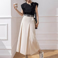 High Waist A-line Long Skirts Office Ladies Elegant Suit Skirt NewSPECIFICATIONSBrand Name: YUAZHOQIMaterial: POLYESTERStyle: CasualElasticity: Non StrechOrigin: Mainland ChinaCN: GuangdongSeason: Spring/SummerFabric Type: BroadcloDMEwomenstorenull