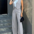 2 Piece Set Dress Women's Summer Casual Elegant Pants Set stylish