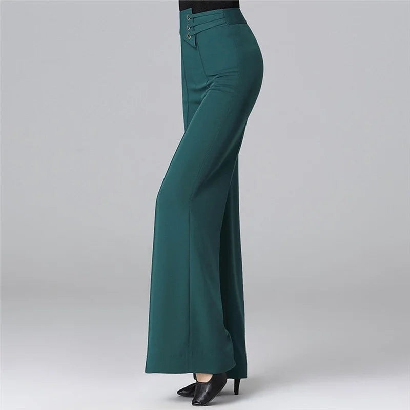 New Wide Leg Dance Pants Women's High Waist Ballroom DanceSPECIFICATIONSBrand Name: XLMJDZGSStyle: CasualAge: JUNIOROrigin: Mainland ChinaCN: ZhejiangSeason: Spring/SummerWaist Type: highDecoration: PocketsElasticity: SlighDMEwomenstorenull