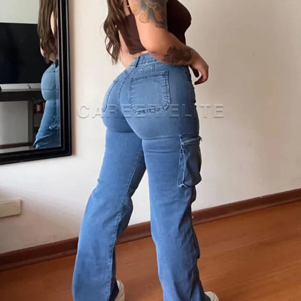 Streetwear Blue Jeans High Waist Straight Wide Leg Pants Denim TrouserSPECIFICATIONSBrand Name: NoEnName_NullMaterial: POLYESTERMaterial: COTTONElasticity: Medium StrecthFabric Type: Thin denimLength: Ankle-Length PantsFit Type: LOOSESDMEwomenstorenull