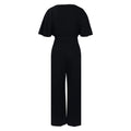 Jumpsuits Women Elegant Luxury O Neck Short Sleeve Belt Waisted StraigSPECIFICATIONSBrand Name: NoEnName_NullStyle: Office LadyAge: MIDDLE AGEOrigin: Mainland ChinaCN: GuangdongSeason: All seasonMaterial: POLYESTERDecoration: sashesFabDMEwomenstorenull