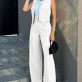 2 Piece Set Dress Women's Summer Casual Elegant Pants Set stylish