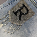 Denim Shorts Retro Slim Ragged Hot Pants Female Short JeansSPECIFICATIONSBrand Name: VWBQNZDecoration: ButtonDecoration: HOLEDecoration: PocketsFabric Type: BroadclothHign-concerned Chemical: NonePant Style: regularPattern TDMEwomenstorenull