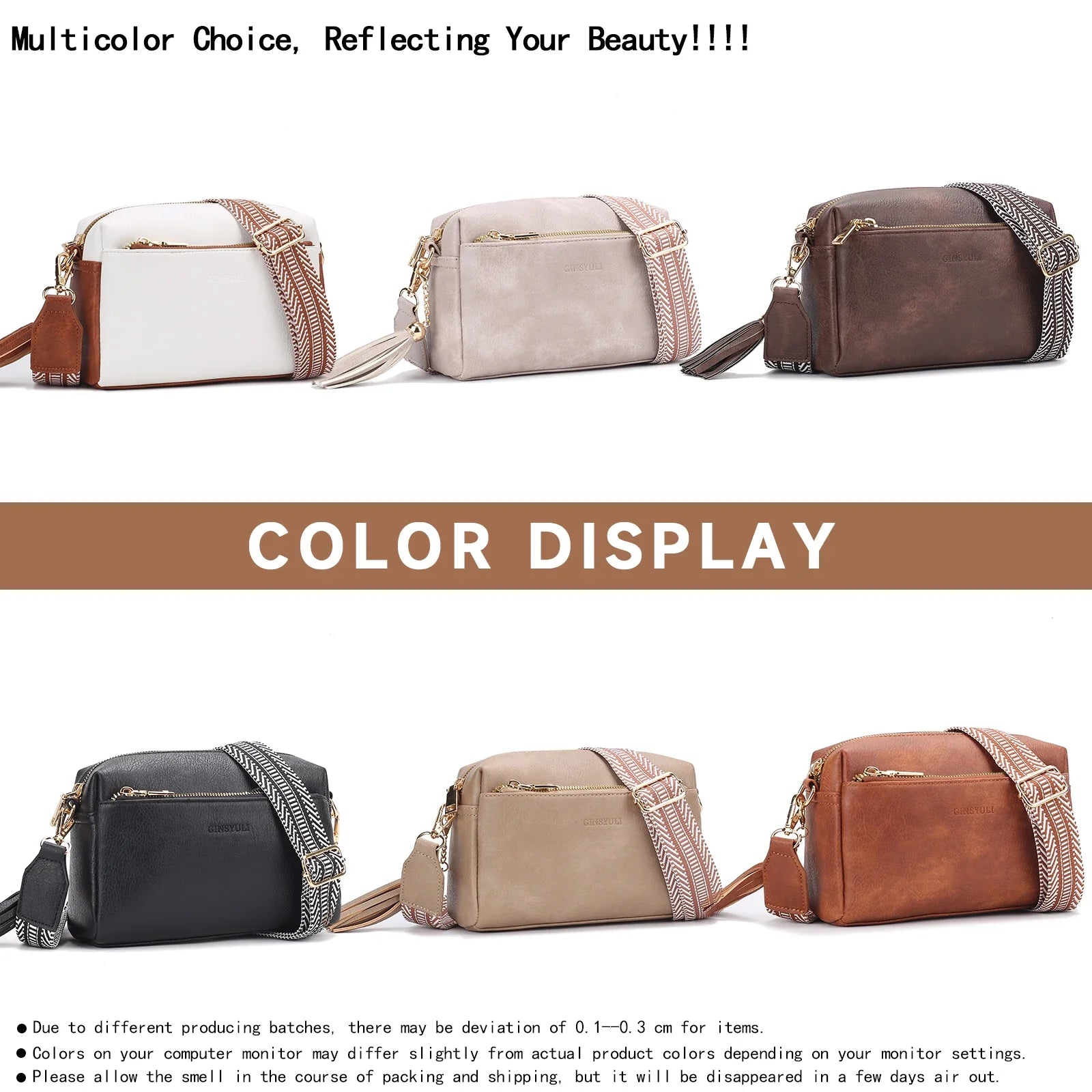 Handbag- Fashion bag women's crossbody bag large capacity shoulder bag