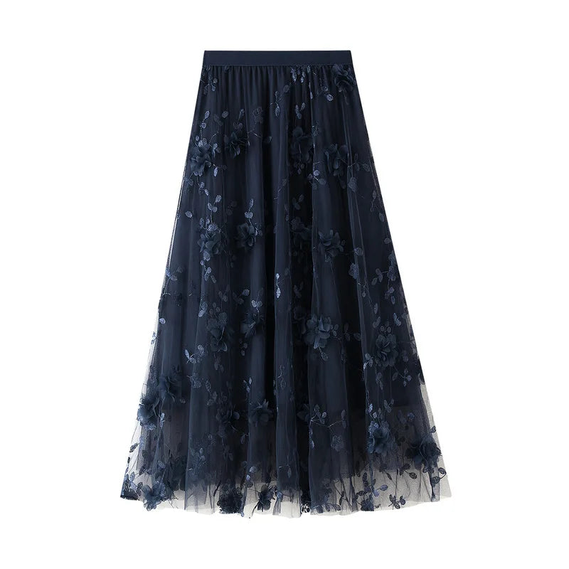 Skirt Women Vintage Butterfly Embroidery Elastic High Waist A-Line MesSPECIFICATIONSBrand Name: GLINDADAMaterial: POLYESTERMaterial: MeshMaterial: VoileStyle: Chinese StyleElasticity: Slight StrechOrigin: Mainland ChinaCN: GuangdongSeaDMEwomenstorenull