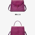 Luxury Crocodile Pattern Lady Handbag Women Shoulder Bags Designer FamSPECIFICATIONSBrand Name: NoEnName_NullOrigin: Mainland ChinaCN: ZhejiangLining Material: POLYESTERMain Material: Genuine leatherPlace Of Origin: ZHE JIANG ProvincePDMEwomenstorenull