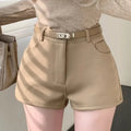 High Waisted Shorts Women Casual Solid Slim Short Pants with BeltSPECIFICATIONSCN: GuangdongBrand Name: FOTVOTEE1: Shorts for Women2: Shorts Women3: Shorts4: Short Pants5: High Waisted Shorts6: Woman clothing7: shorts y2k8: women'DMEwomenstorenull