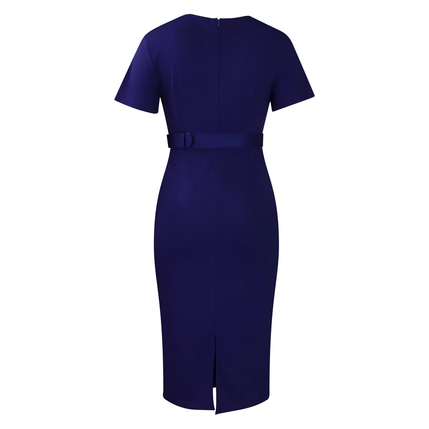 Office Dresses for Women V Neck Short Sleeve Belt Waisted Pleated Mid SPECIFICATIONSBrand Name: NoEnName_NullElasticity: Slight StrechSleeve Style: regularFabric Type: POLYESTERHign-concerned Chemical: NonePattern Type: SolidFit Type: DMEwomenstorenull