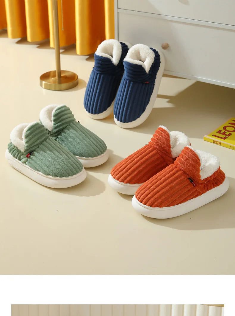 Shoes- Fur Shoes For Women Fashion Indoor Fur Slipper With Padded