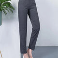 Slim Skinny High Waist Elastic Pencil Pants Women Ankle-length TrouserSPECIFICATIONSsring summer OL pantalones de mujer: retro korean casual office slim pantsvintage work wear high waist pantalones: oversized 4XL candy color trousers wDMEwomenstorenull