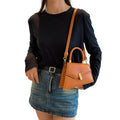 Handbag- Bag Trendy Closure Shoulder Bag with Ample Storage Minimalists