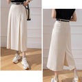 High Waist A-line Long Skirts Office Ladies Elegant Suit Skirt NewSPECIFICATIONSBrand Name: YUAZHOQIMaterial: POLYESTERStyle: CasualElasticity: Non StrechOrigin: Mainland ChinaCN: GuangdongSeason: Spring/SummerFabric Type: BroadcloDMEwomenstorenull