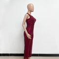 Sleeveless Sequined Jumpsuit Round Neck Slim Fit High Waist Sexy SprinSPECIFICATIONSBrand Name: mandylandyStyle: StreetwearAge: MIDDLE AGEOrigin: Mainland ChinaCN: GuangdongSeason: SummerMaterial: POLYESTERDecoration: SequinedFabric TyDMEwomenstorenull