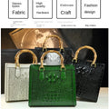 Women's Bag Crocodile Pattern Handbag Portable Tote Bag Mom Tide ShoulSPECIFICATIONSBrand Name: BJYLOrigin: Mainland ChinaCN: GuangdongLining Material: COTTONMain Material: Genuine leatherPlace Of Origin: GUANG DONG ProvincePlace Of OrDMEwomenstorenull