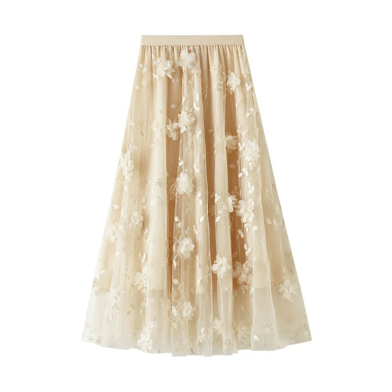 Skirt Women Vintage Butterfly Embroidery Elastic High Waist A-Line MesSPECIFICATIONSBrand Name: GLINDADAMaterial: POLYESTERMaterial: MeshMaterial: VoileStyle: Chinese StyleElasticity: Slight StrechOrigin: Mainland ChinaCN: GuangdongSeaDMEwomenstorenull