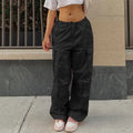 Sweatpants Trousers Women Jogger Cargo Pants Streetwear OutfitsSPECIFICATIONSBrand Name: AllukasaStyle: Y2KAge: 18-24Origin: Mainland ChinaCN: GuangdongWaist Type: highDecoration: PocketsDecoration: sashesDecoration: Lace-upElasDMEwomenstorenull