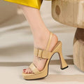 Sandal Elegant Woman Heeled Shoes Platform Kitten Stiletto High Heels SPECIFICATIONSBrand Name: NoEnName_NullHeel Height: Low (1cm-3cm)With Platforms: NoHign-concerned Chemical: NoneSandal Type: basicOrigin: Mainland ChinaOccasion: CasDMEwomenstorenull