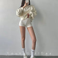 Style Shorts Women High Waist Sheath Stretch Solid Knitting HotSPECIFICATIONSBrand Name: AltayskiyDecoration: noneFabric Type: KnittedHign-concerned Chemical: NonePant Style: regularPattern Type: SolidFit Type: SlimStyle: Sexy &DMEwomenstorenull