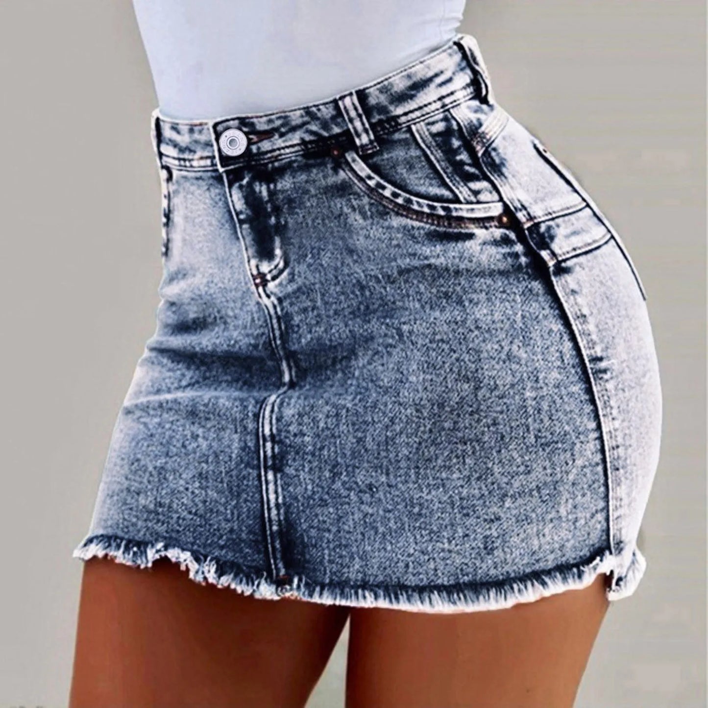 Mini Skirt Women's Wash Mini Female Short Skirts Summer Women's Sexy DSPECIFICATIONSBrand Name: NoEnName_NullMaterial: POLYESTERStyle: CasualElasticity: High StrecthOrigin: Mainland ChinaSeason: All seasonFabric Type: BroadclothWaistliDMEwomenstorenull