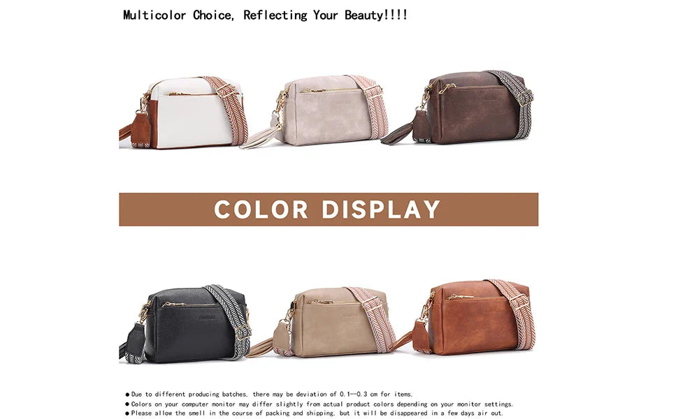 Handbag- Fashion bag women's crossbody bag large capacity shoulder bag