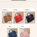 Ladies Handbags Single-shoulder Crossbody Handheld Triple-use Satchel SPECIFICATIONSBrand Name: NoEnName_NullOrigin: Mainland ChinaCN: GuangdongLining Material: POLYESTERMain Material: PUPlace Of Origin: GUANG DONG ProvincePlace Of OriDMEwomenstorenull