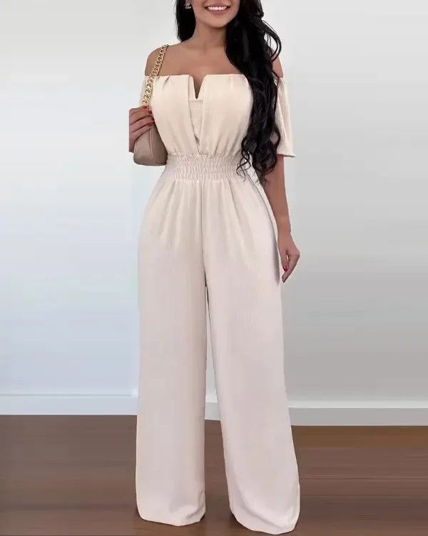 Fashion Printed Wide Leg Jumpsuit Women Sexy Slash Neck Off-shoulder HSPECIFICATIONSBrand Name: FUXIONGFUStyle: CasualAge: JUNIOROrigin: Mainland ChinaCN: GuangdongSeason: SummerMaterial: POLYESTERDecoration: noneFabric Type: POLYESTERDMEwomenstorenull