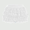 Women's Sweet Bow Lace Ruffles Shorts  Aesthetic Elastic Waist Short PSPECIFICATIONSBrand Name: hiriginDecoration: BOWDecoration: RUFFLESDecoration: TierredFabric Type: BroadclothHign-concerned Chemical: NonePant Style: regularPattern DMEwomenstorenull