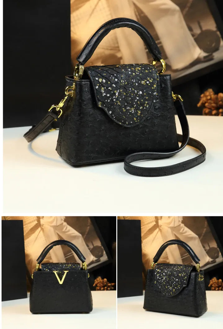 Fashion Genuine Leather Women's Handbags Female Small Shoulder CrossboSPECIFICATIONSBrand Name: BJYLOrigin: Mainland ChinaCN: GuangdongLining Material: AcrylicMain Material: Genuine leatherPlace Of Origin: GUANG DONG ProvincePlace Of ODMEwomenstorenull