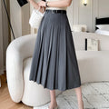 High Waist Midi Pleated Skirts Women's Fashion A-line Casual Suit SkirSPECIFICATIONSBrand Name: YUAZHOQIMaterial: POLYESTERStyle: CasualElasticity: Non StrechOrigin: Mainland ChinaCN: GuangdongSeason: Spring/SummerFabric Type: BroadcloDMEwomenstorenull