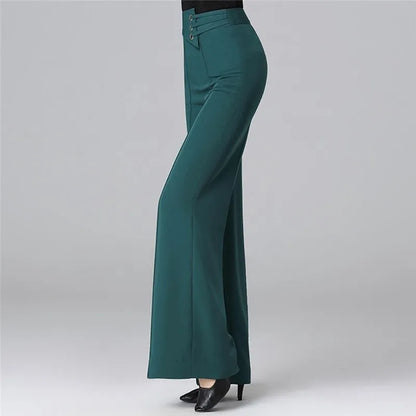 New Wide Leg Dance Pants Women's High Waist Ballroom DanceSPECIFICATIONSBrand Name: XLMJDZGSStyle: CasualAge: JUNIOROrigin: Mainland ChinaCN: ZhejiangSeason: Spring/SummerWaist Type: highDecoration: PocketsElasticity: SlighDMEwomenstorenull